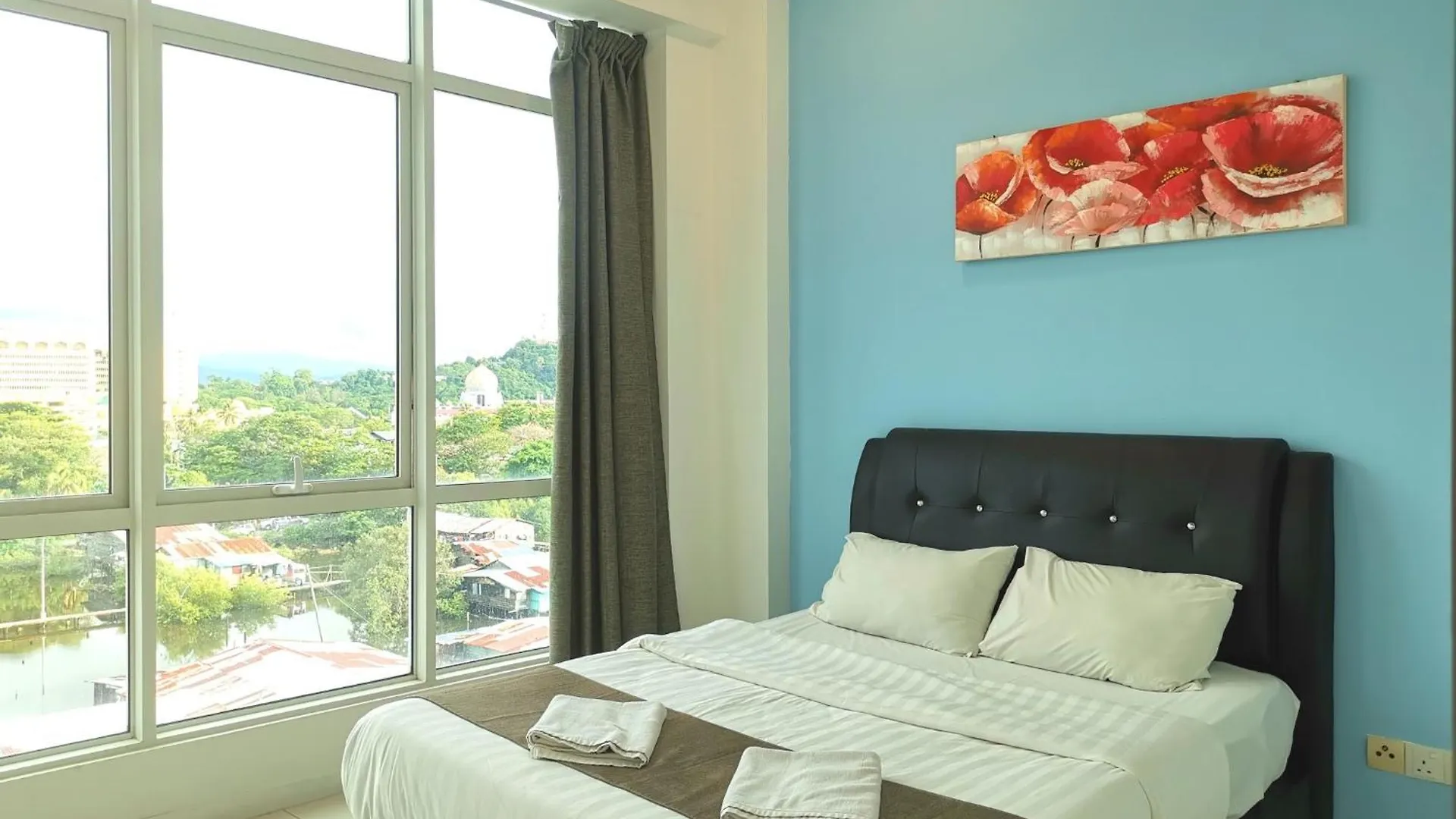 68sqm 2 bedroom, 1 Private bathroom شقة in مقاطعة الأعمال المركزية كوتا كينابالو